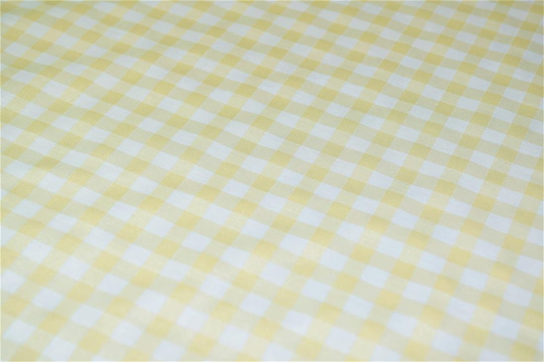 Polycotton Gingham 1/4 Printed Fabric