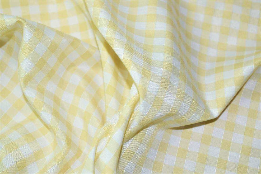 Polycotton Gingham 1/4 Printed Fabric