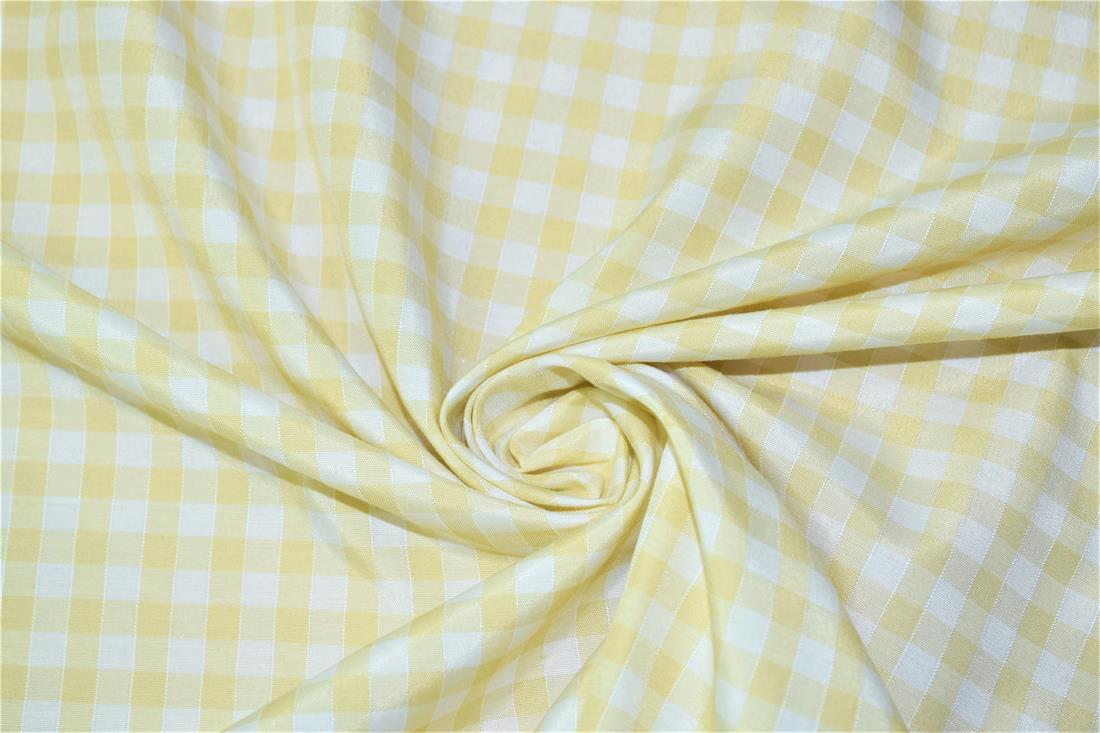 Polycotton Gingham 1/4 Printed Fabric