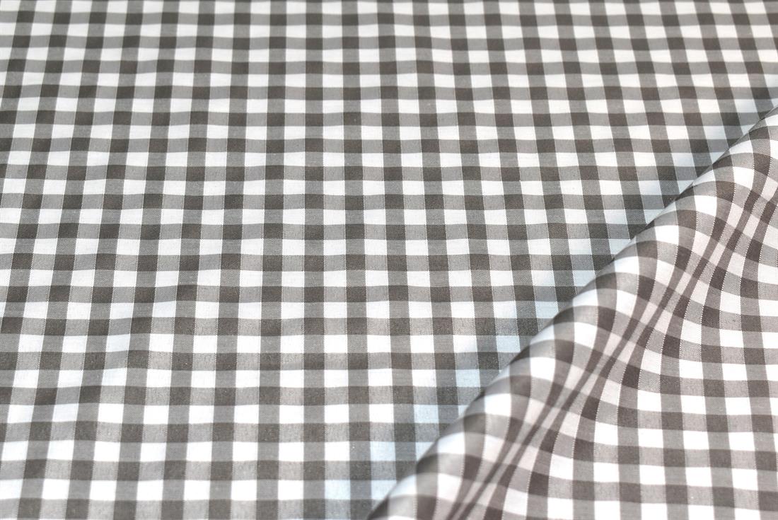Polycotton Gingham 1/4 Printed Fabric