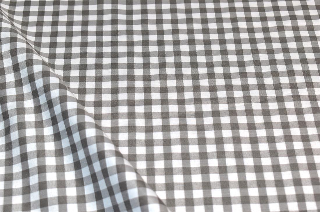 Polycotton Gingham 1/4 Printed Fabric