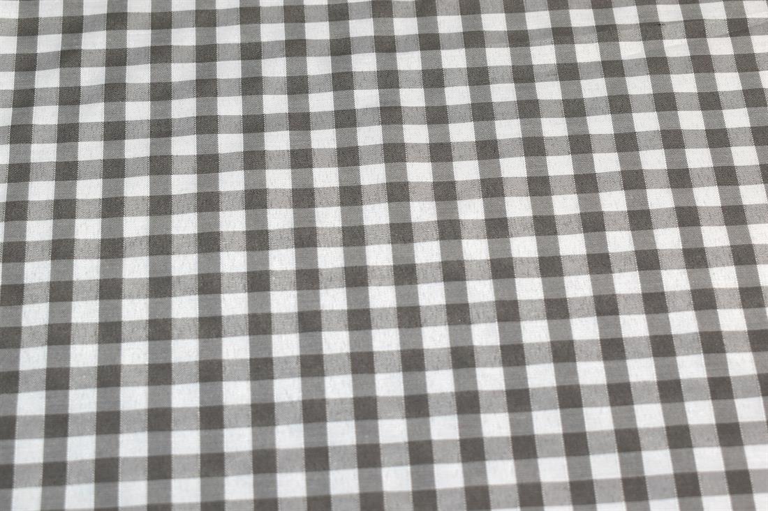 Polycotton Gingham 1/4 Printed Fabric
