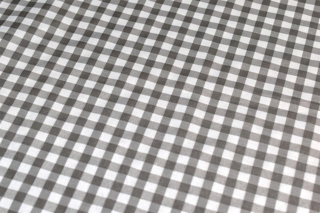 Polycotton Gingham 1/4 Printed Fabric