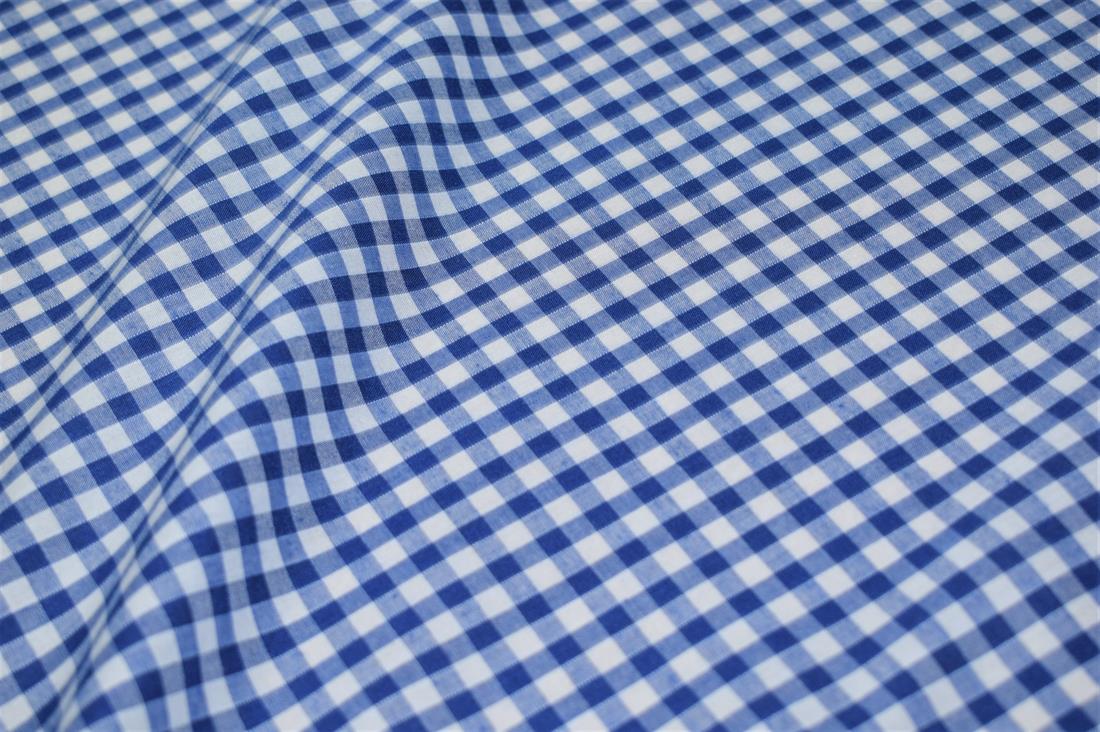 Polycotton Gingham 1/4 Printed Fabric