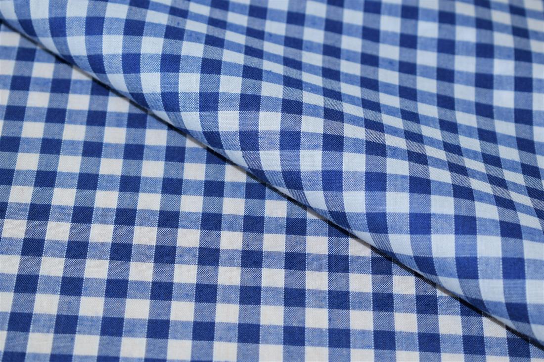 Polycotton Gingham 1/4 Printed Fabric
