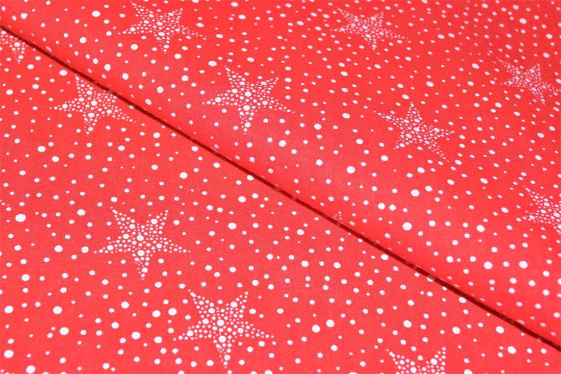 Printed Christmas Festive Polycotton Fabric