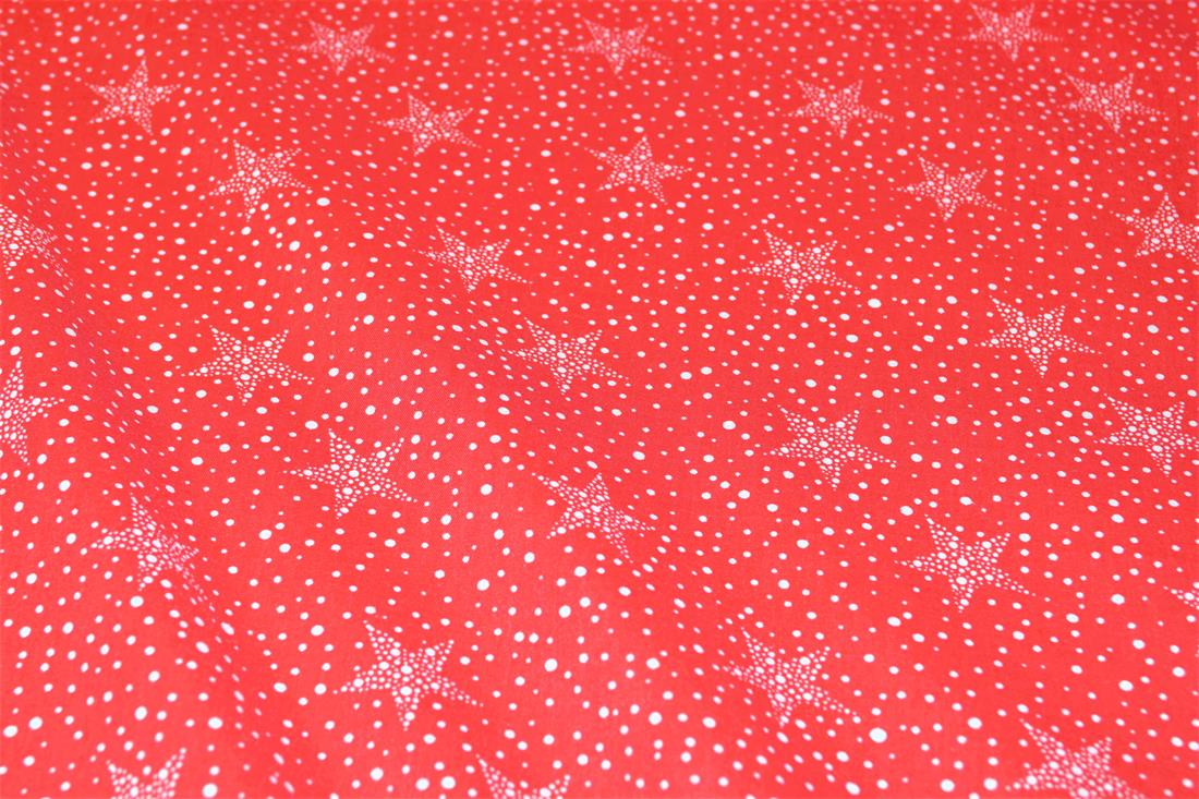 Printed Christmas Festive Polycotton Fabric