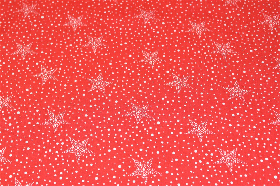 Printed Christmas Festive Polycotton Fabric
