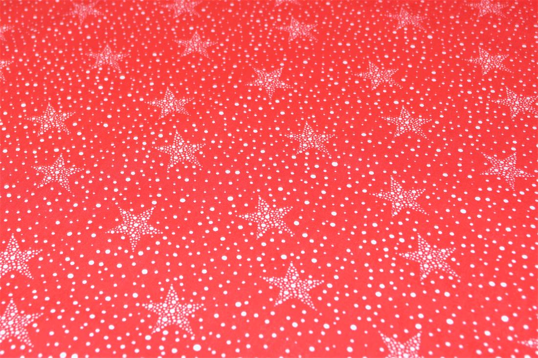 Printed Christmas Festive Polycotton Fabric