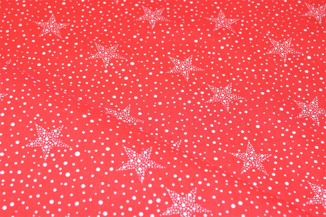 Printed Christmas Festive Polycotton Fabric