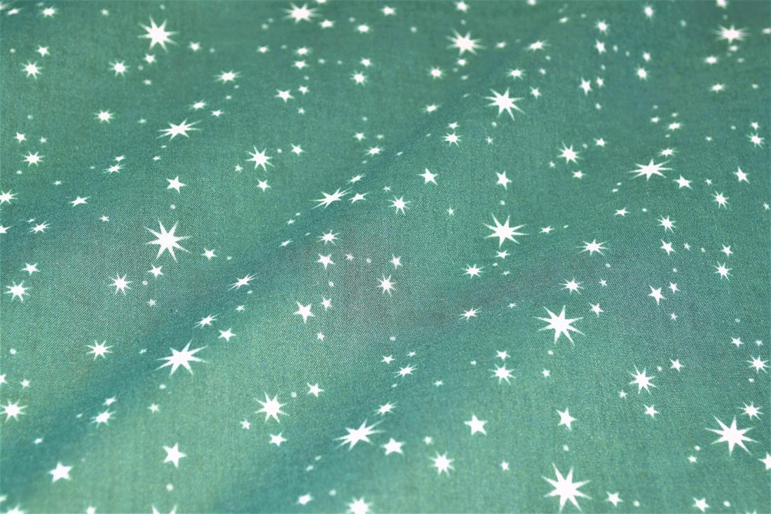 Printed Christmas Festive Polycotton Fabric