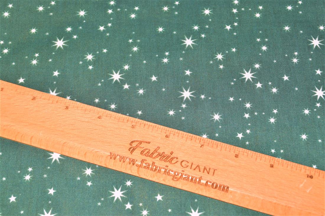 Printed Christmas Festive Polycotton Fabric