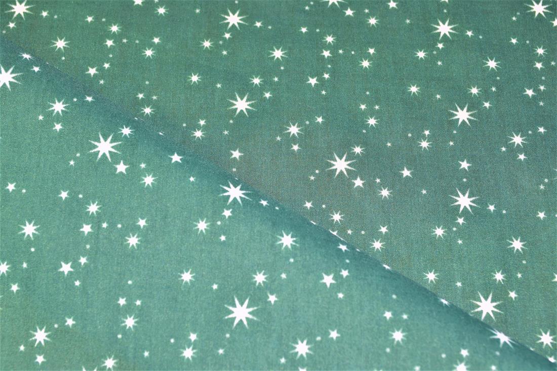 Printed Christmas Festive Polycotton Fabric