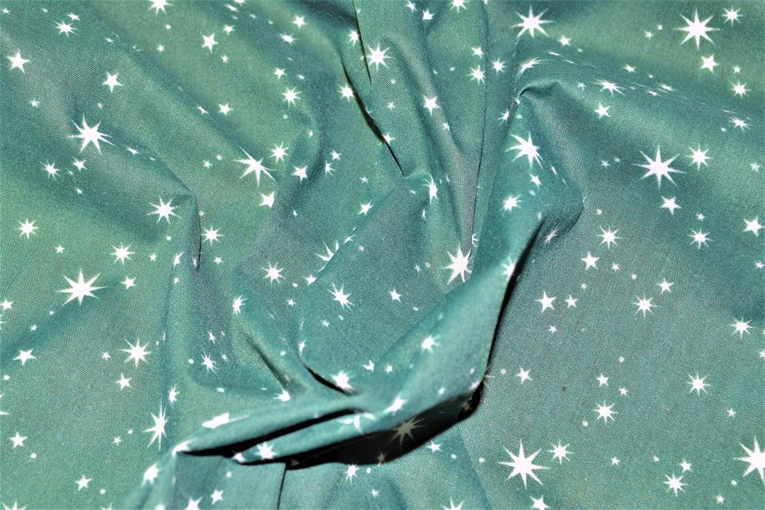 Printed Christmas Festive Polycotton Fabric