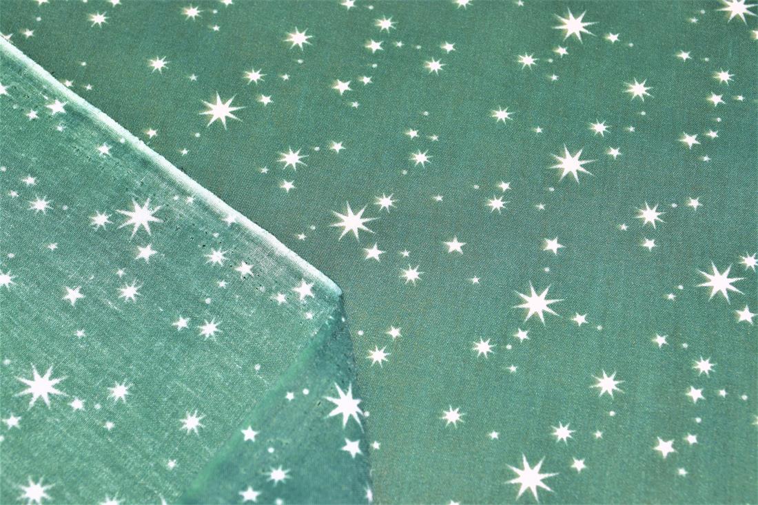 Printed Christmas Festive Polycotton Fabric