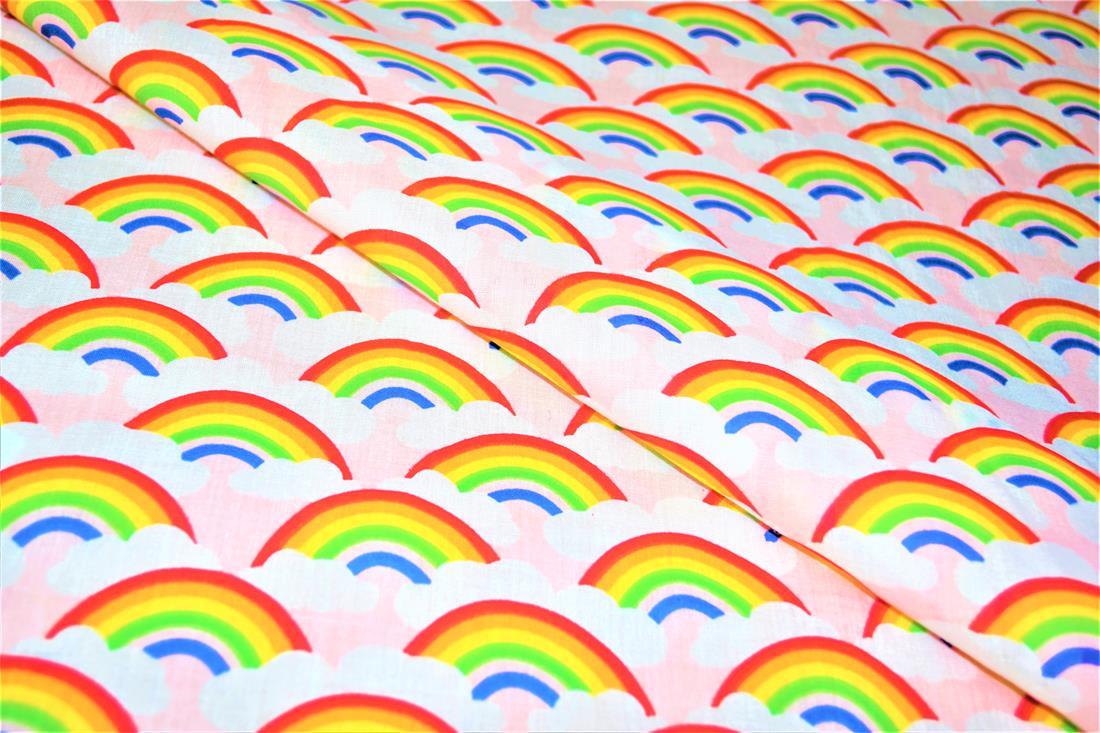 Printed Poly Cotton Fabric