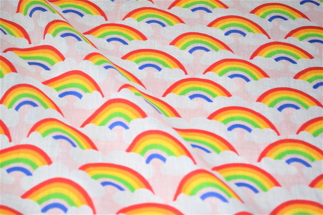 Printed Poly Cotton Fabric