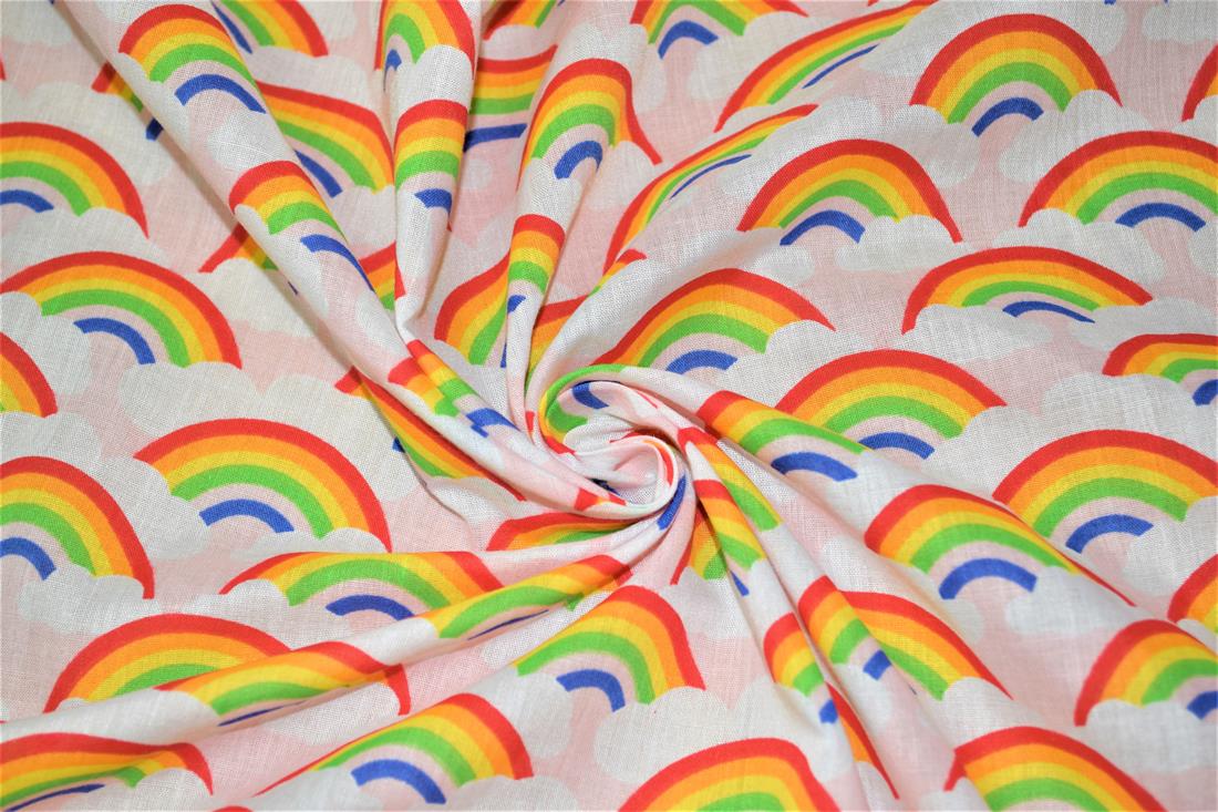 Printed Poly Cotton Fabric