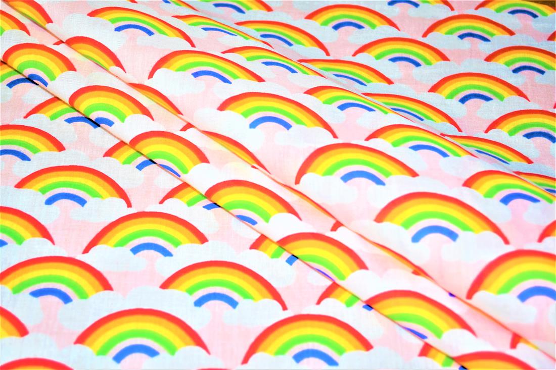 Printed Poly Cotton Fabric
