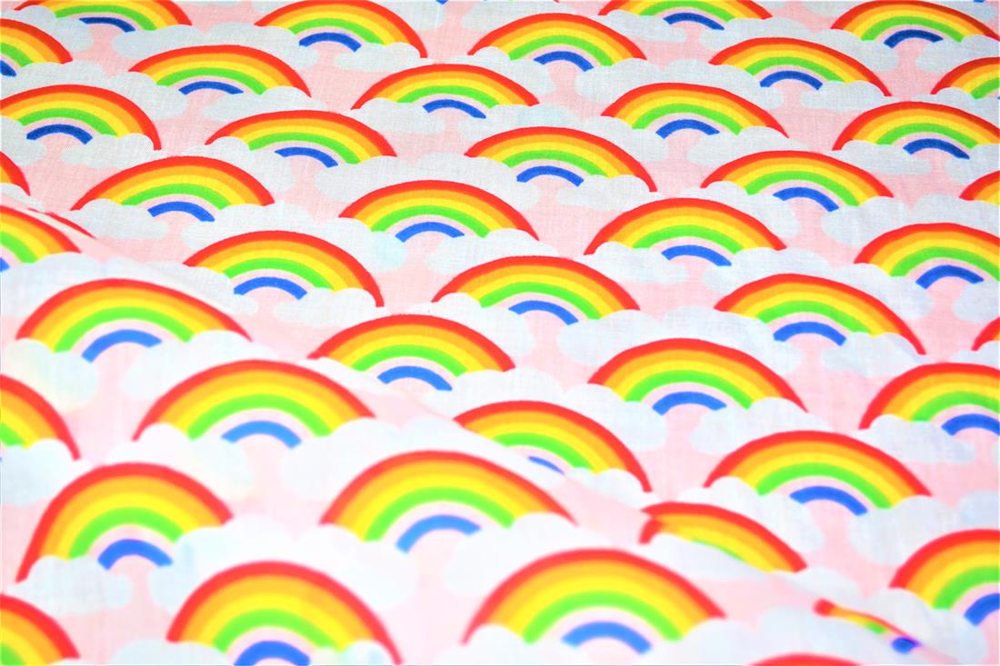 Printed Poly Cotton Fabric