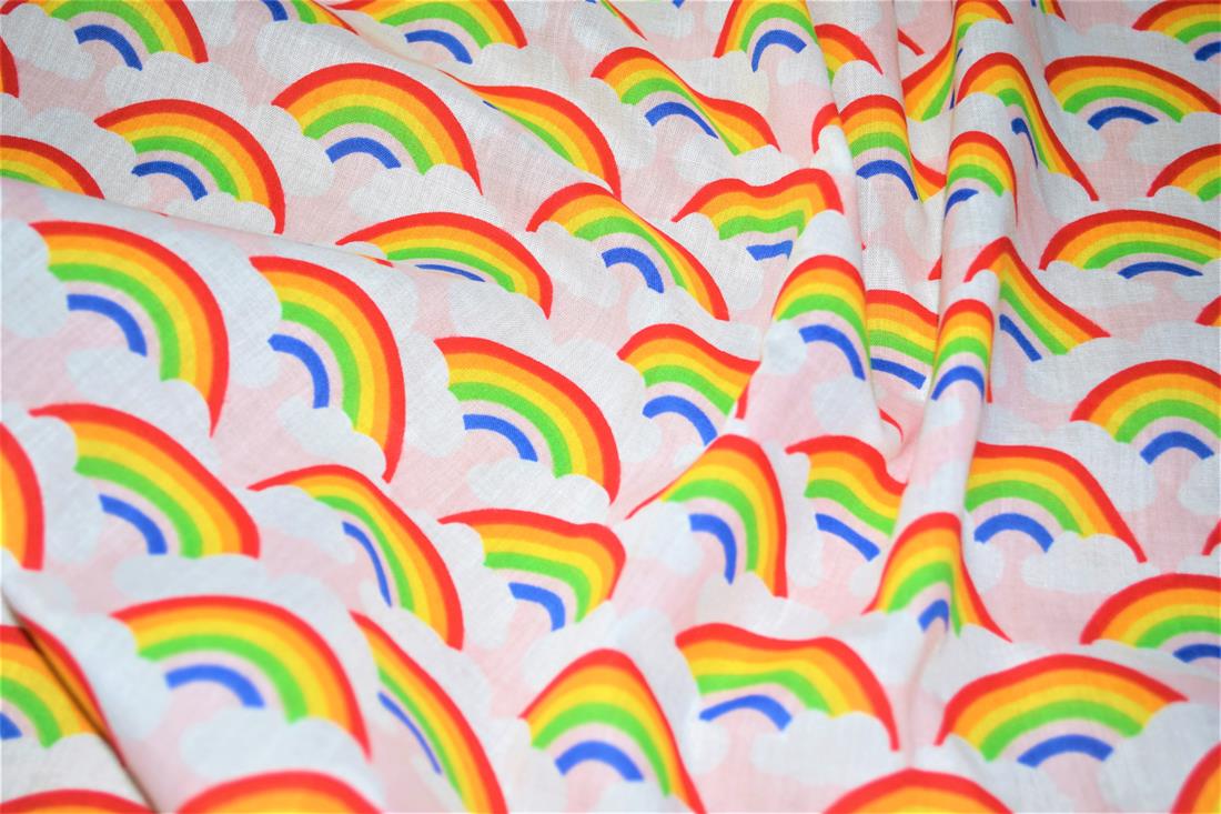 Printed Poly Cotton Fabric