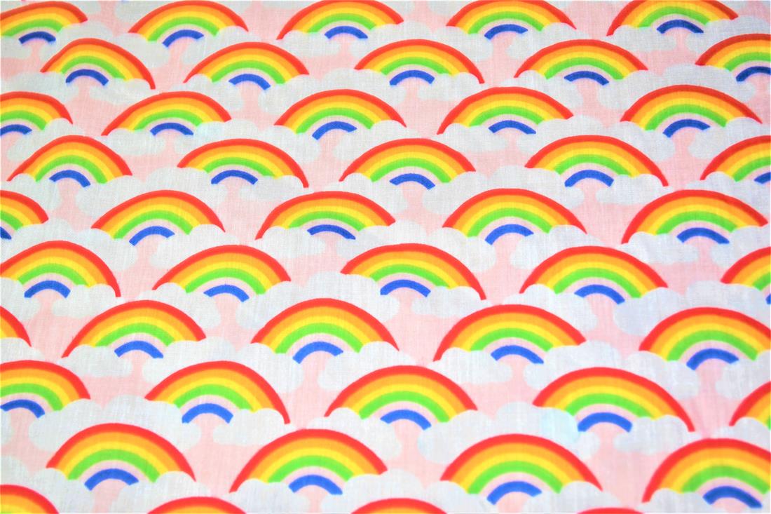 Printed Poly Cotton Fabric