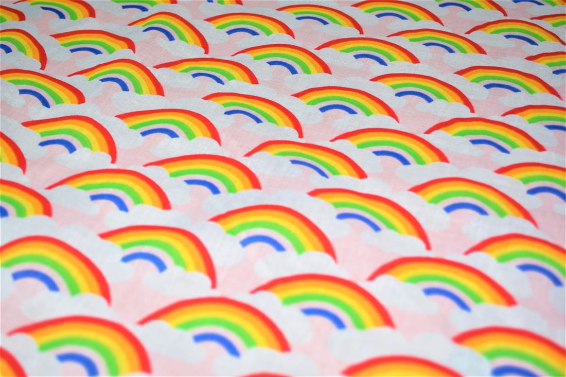 Printed Poly Cotton Fabric