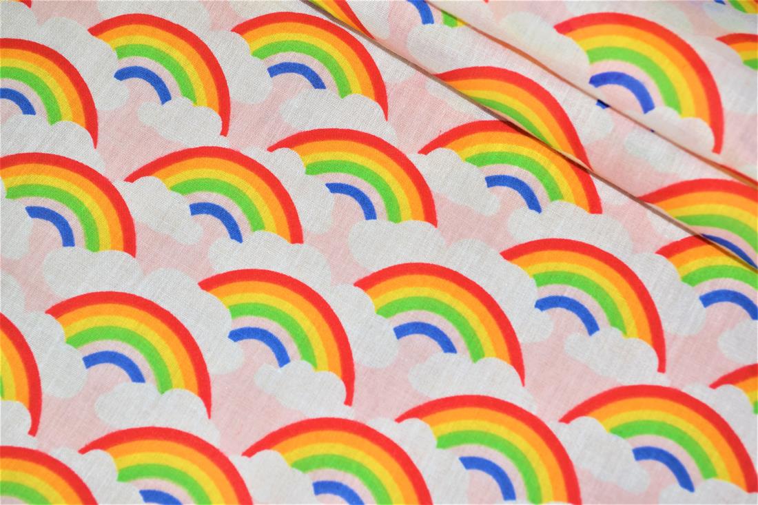 Printed Poly Cotton Fabric