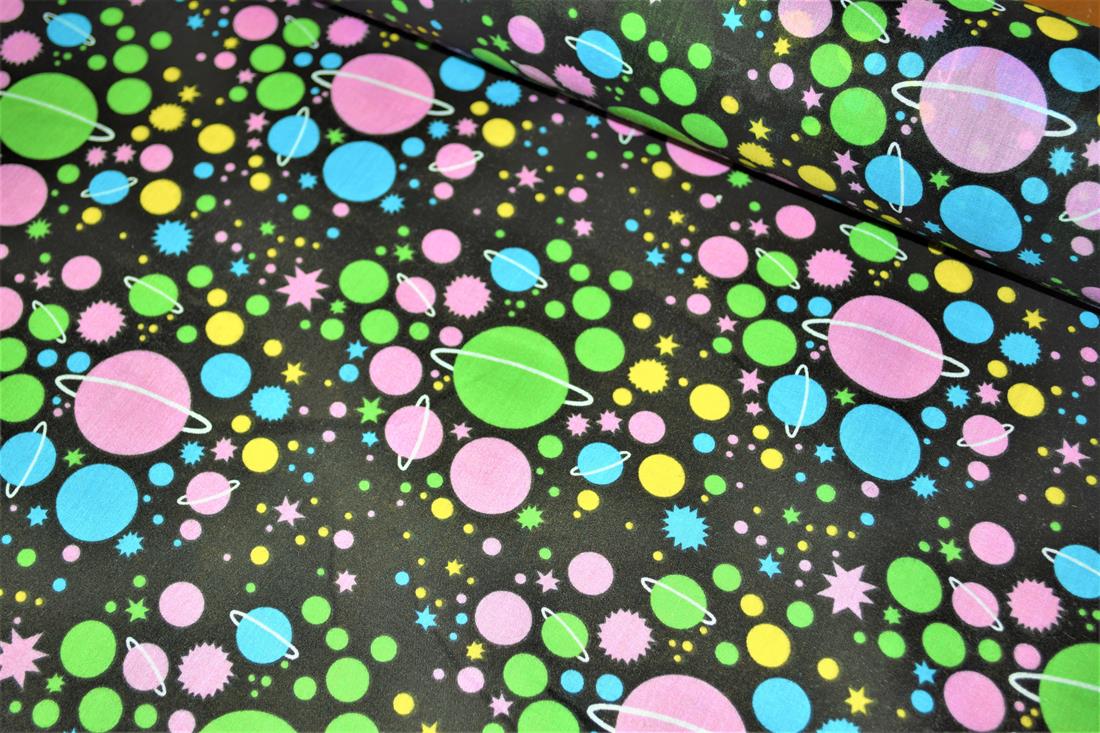 Printed Poly Cotton Fabric