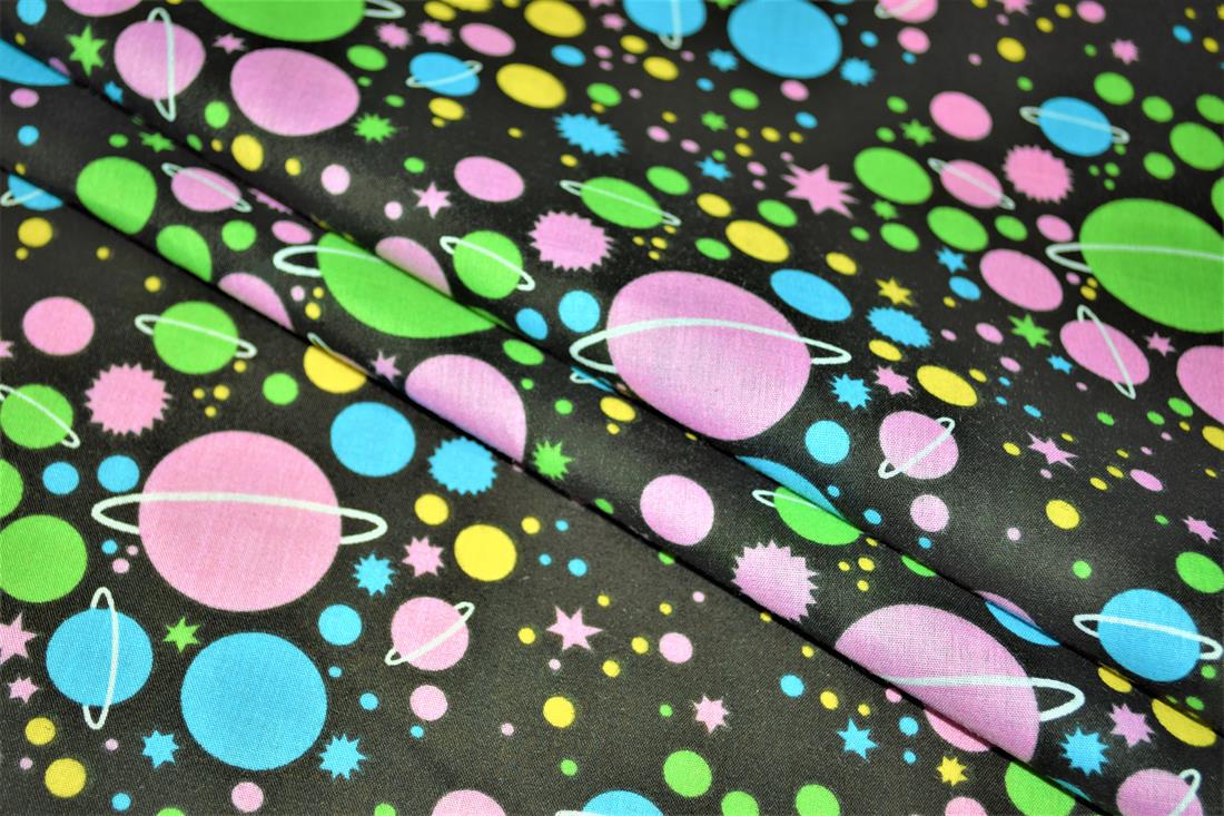 Printed Poly Cotton Fabric