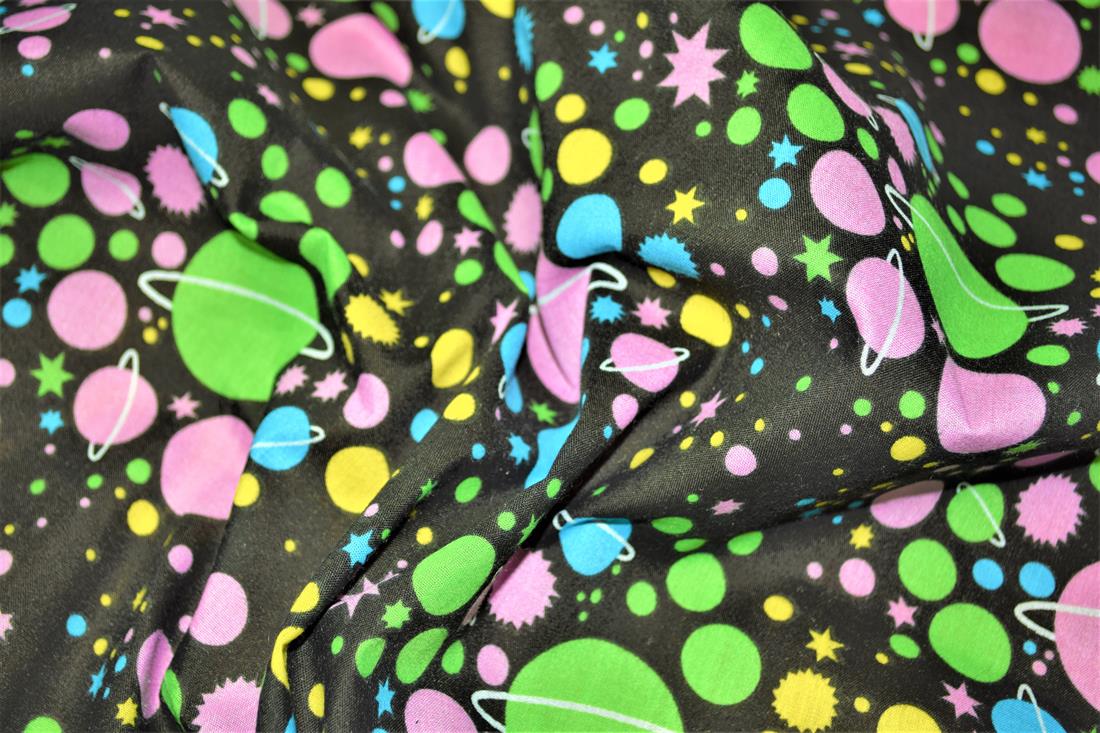 Printed Poly Cotton Fabric
