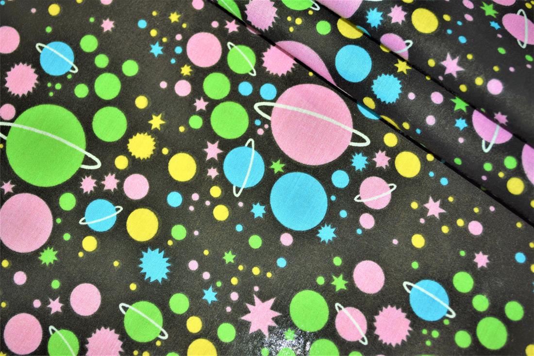 Printed Poly Cotton Fabric