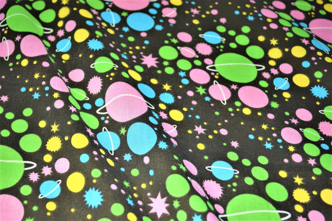 Printed Poly Cotton Fabric