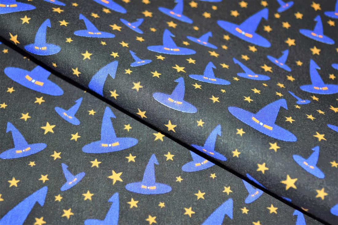 Which Witch Printed Poly Cotton Fabric