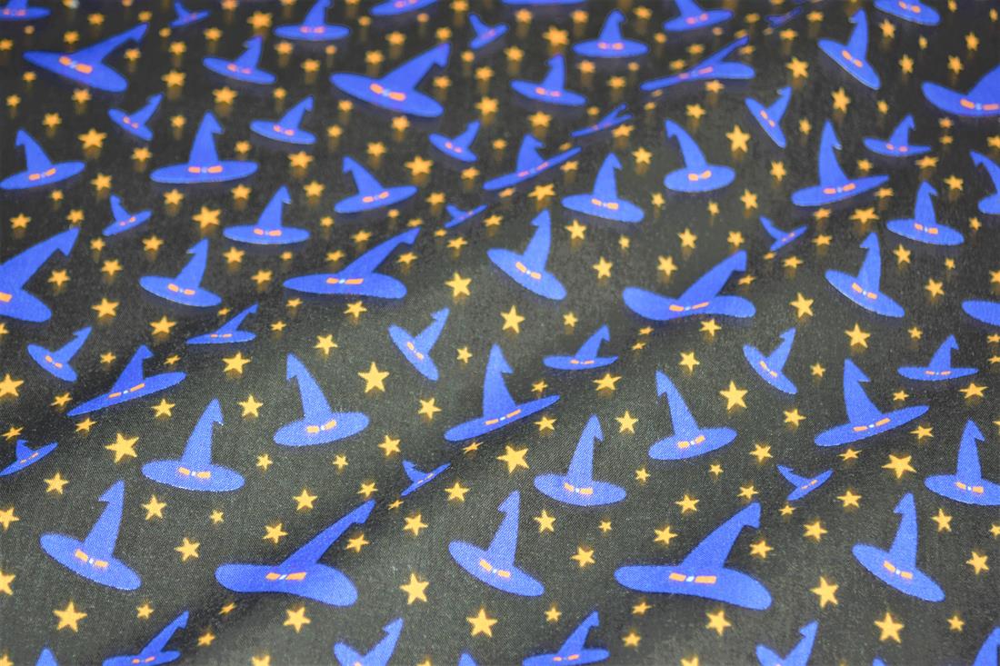Which Witch Printed Poly Cotton Fabric