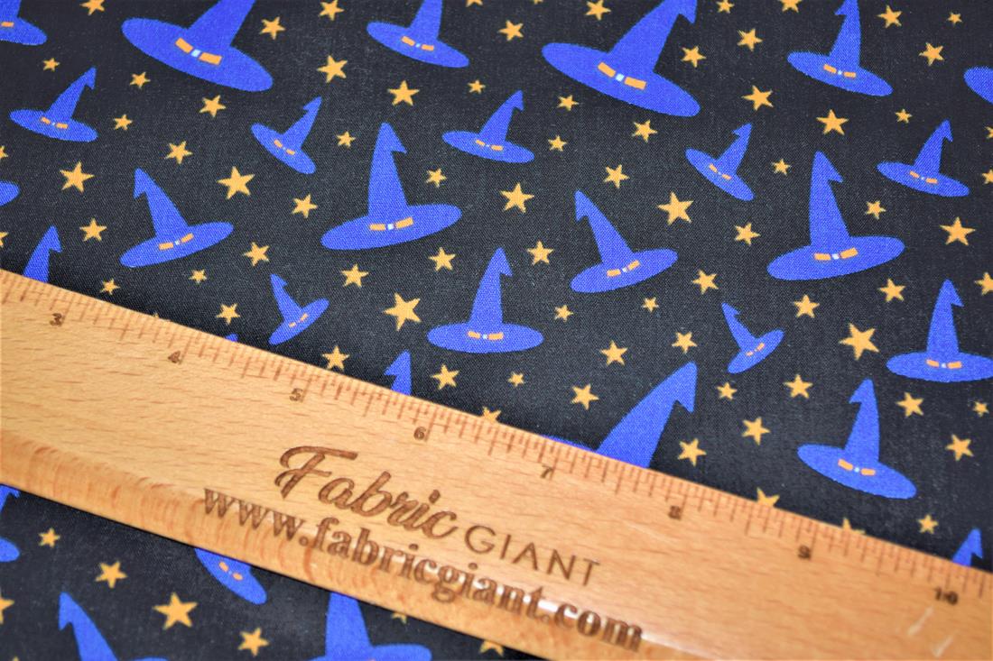 Which Witch Printed Poly Cotton Fabric