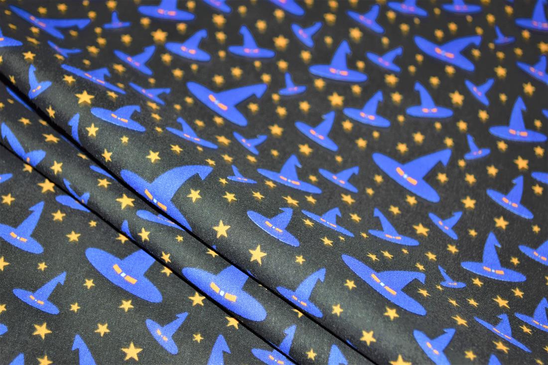 Which Witch Printed Poly Cotton Fabric