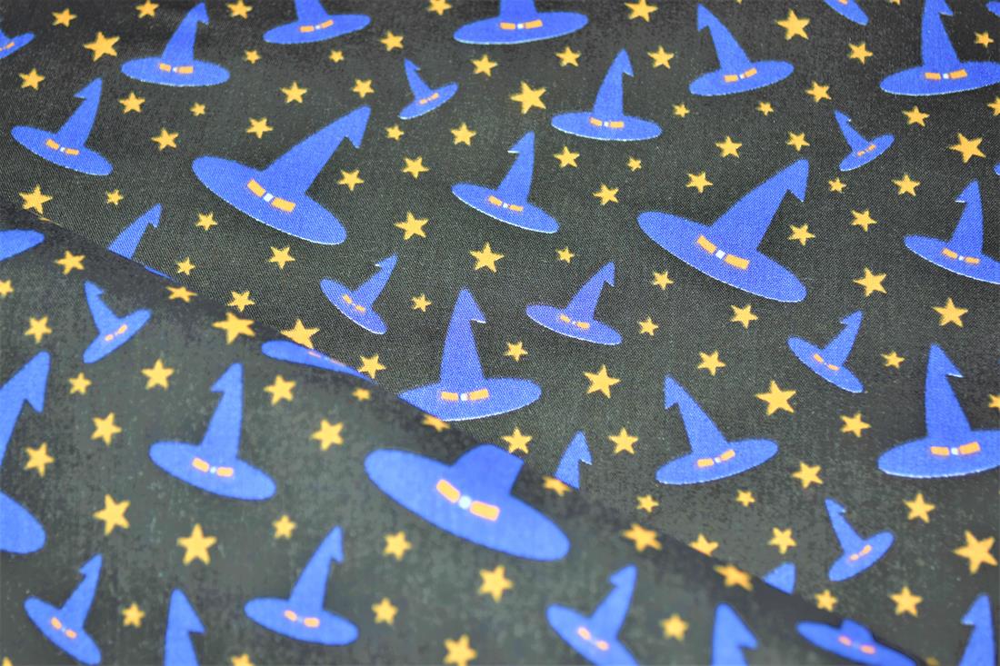 Which Witch Printed Poly Cotton Fabric