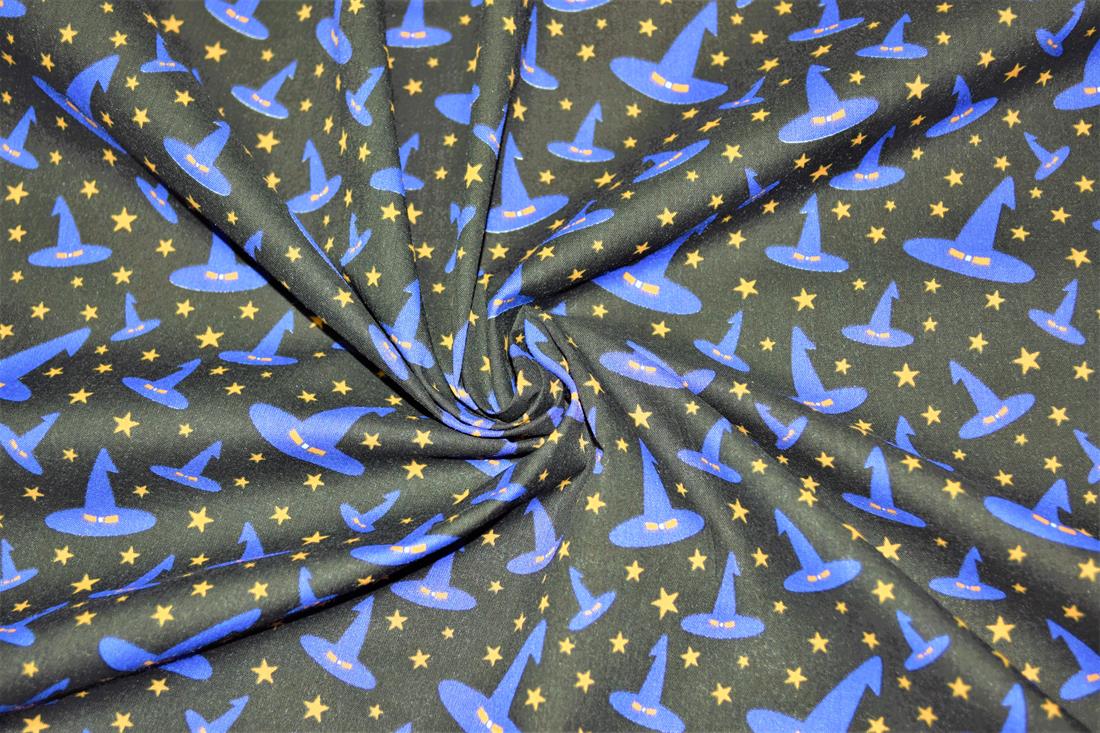 Which Witch Printed Poly Cotton Fabric