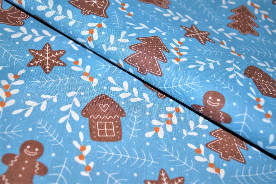Kiss a Ginger Printed PolyCotton Fabric