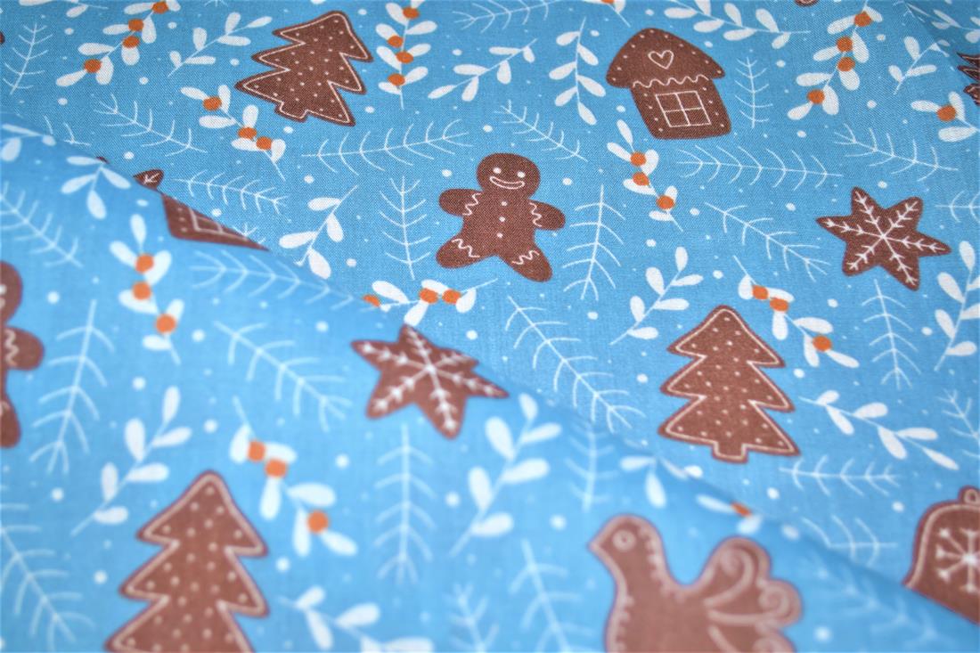 Kiss a Ginger Printed PolyCotton Fabric