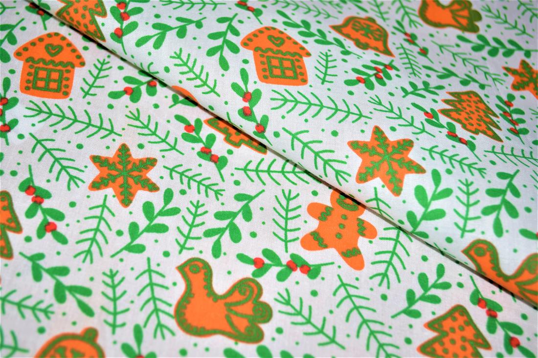 Kiss a Ginger Printed PolyCotton Fabric