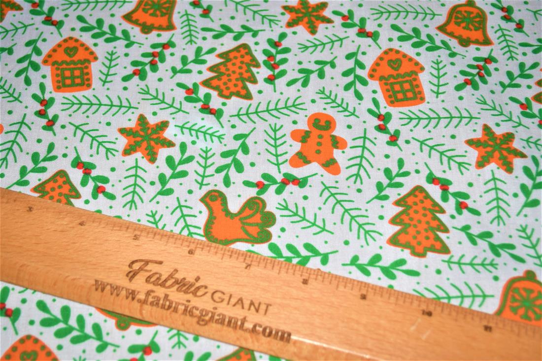 Kiss a Ginger Printed PolyCotton Fabric