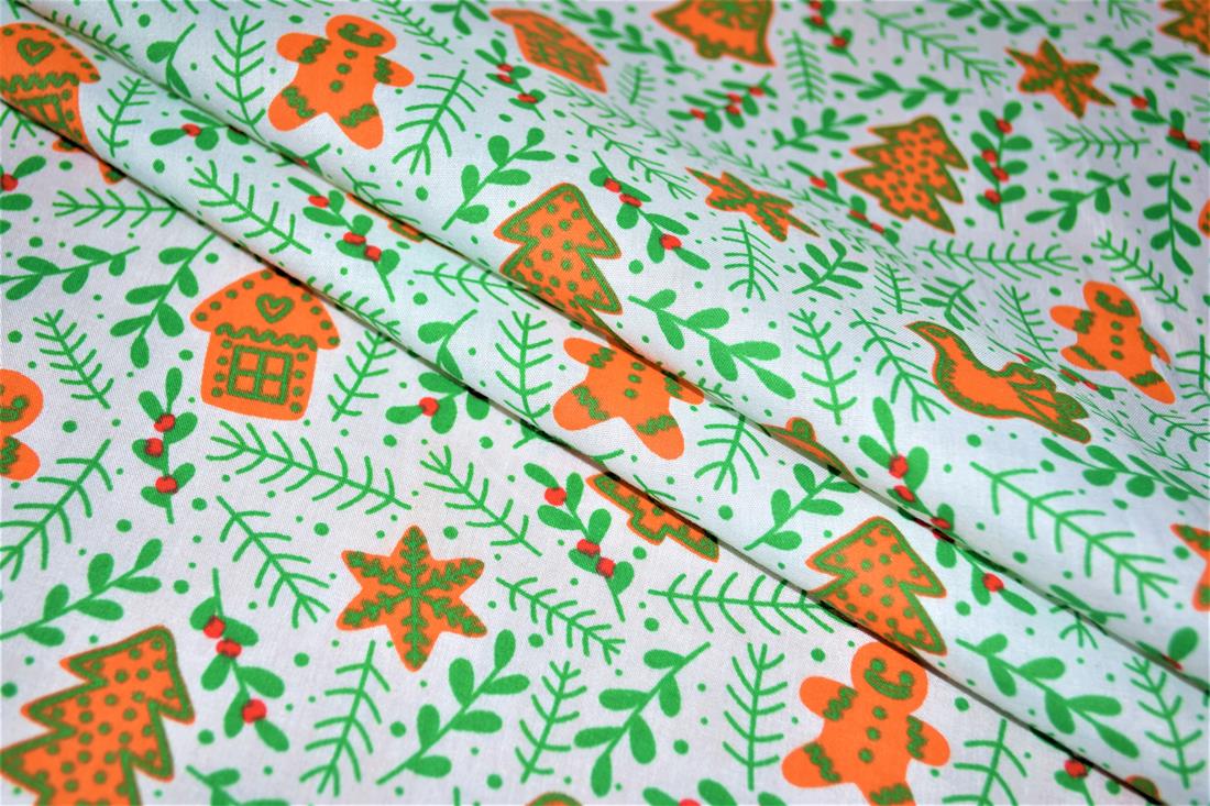 Kiss a Ginger Printed PolyCotton Fabric