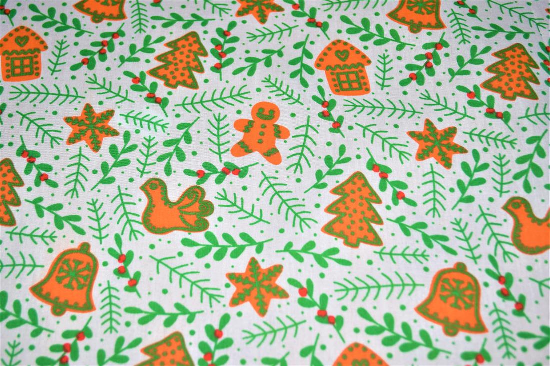 Kiss a Ginger Printed PolyCotton Fabric
