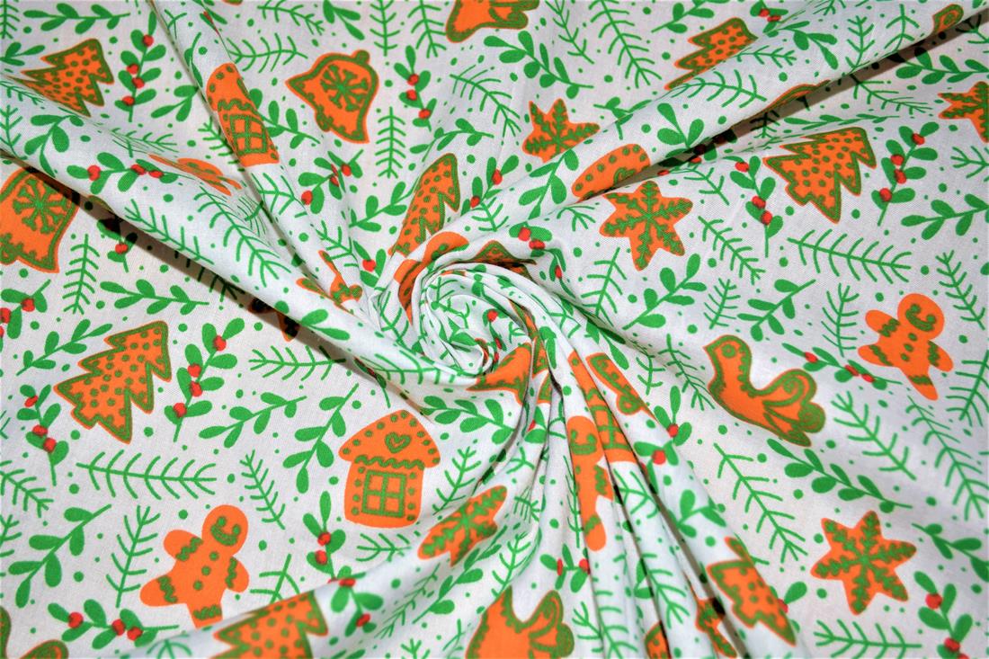 Kiss a Ginger Printed PolyCotton Fabric