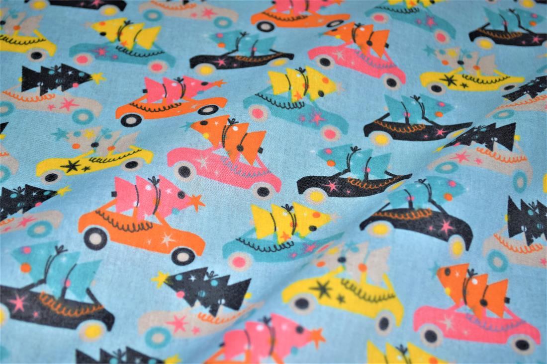 Driving Home With Christmas Fabric