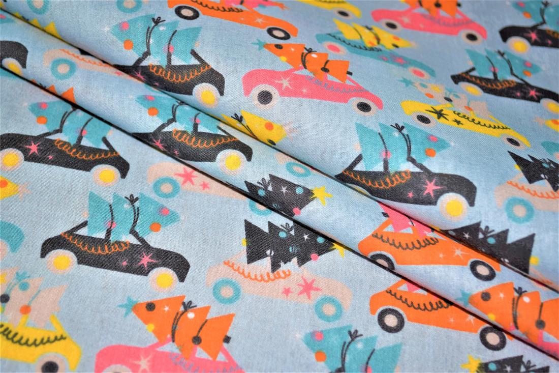 Driving Home With Christmas Fabric