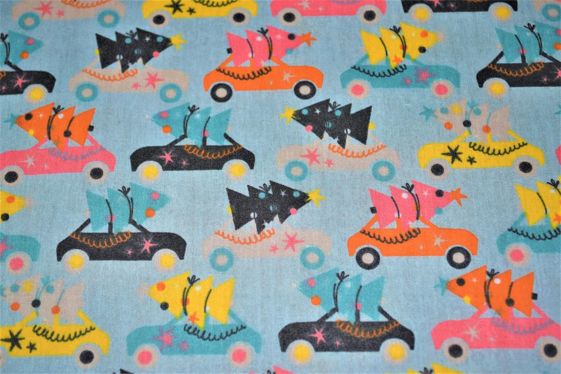 Driving Home With Christmas Fabric