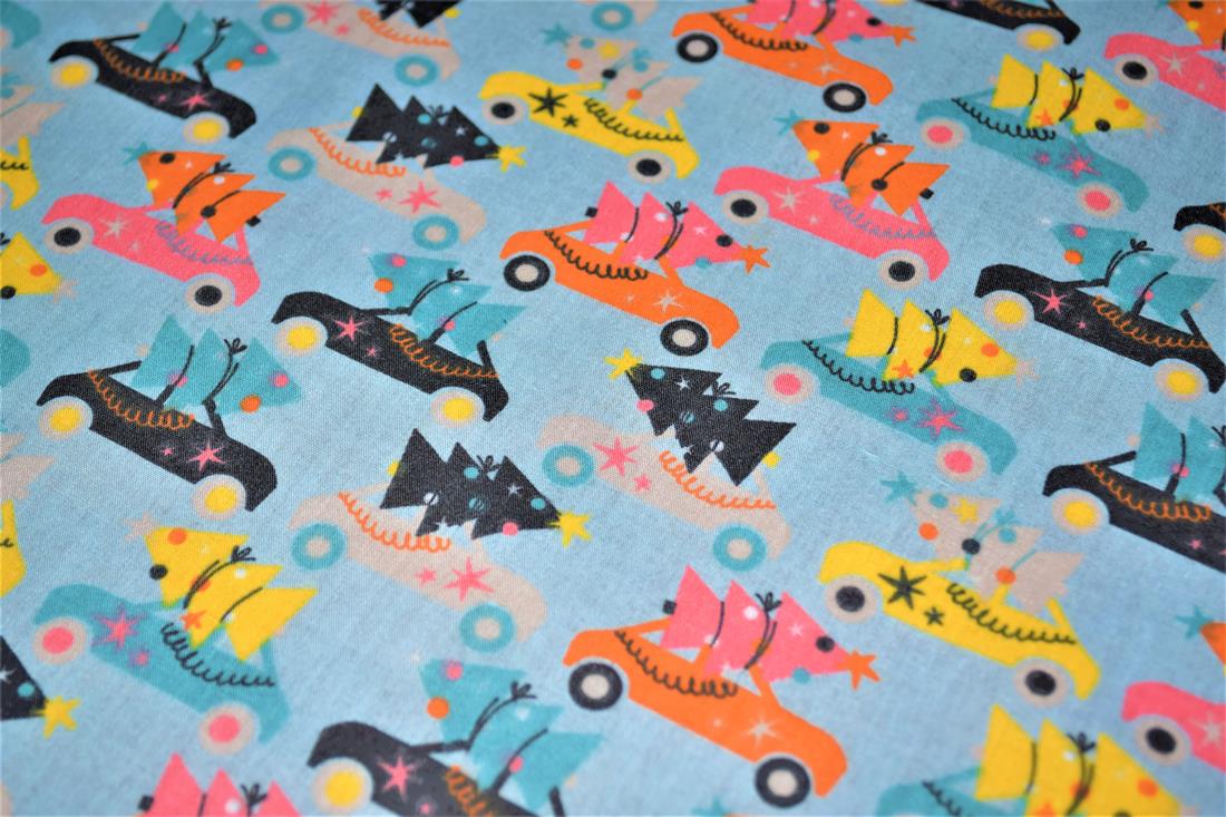 Driving Home With Christmas Fabric